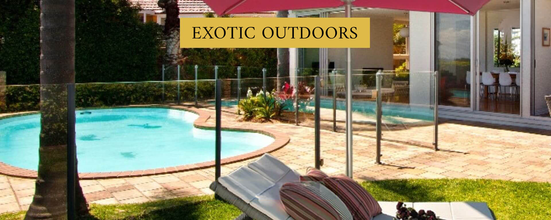 Loom Crafts Outdoor Garden Furniture Outdoor lounge chair with a woven design on a beachfront deck. Text overlay reads "LIFE TIME WARRANTY.