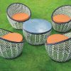 ROUND TABLE WITH GLASS TOP (LCOD/300/002)