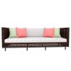 THREE SEATER SOFA WITH CUSHION (LCO/003/007)