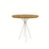 ROUND BISTRO TABLE 80 CM. WITH TEAK WOOD TOP (LCO/042/006)