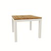 SQUARE SIDE TABLE 45 X 45 CM. WITH TEAK WOOD TOP (LCO/042/009)