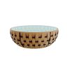 COFFEE TABLE WITH GLASS TOP (LCO/058/006)