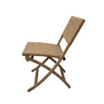 Loom Crafts Outdoor Garden Furniture A FOLDING CHAIR & TABLE SET (LCO/068/001) on a white background.